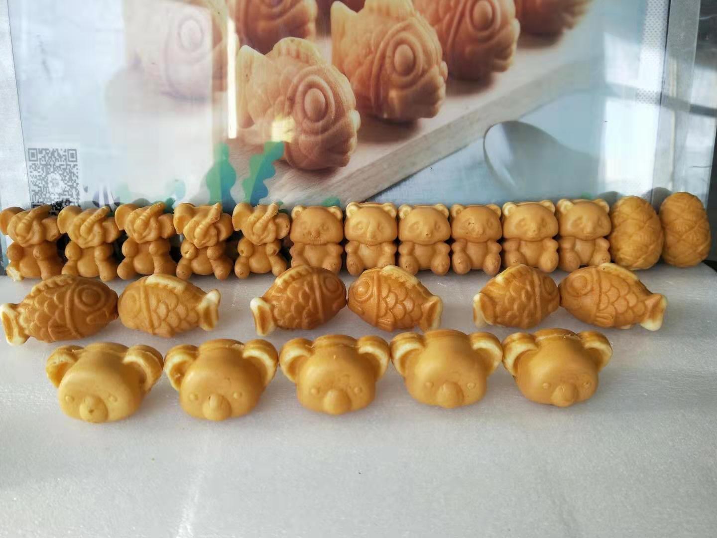 bear shape cake making machine