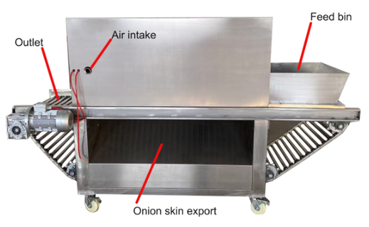 Dry Onion Peeling Machine 3 Dry Onion Peeling Machine 3